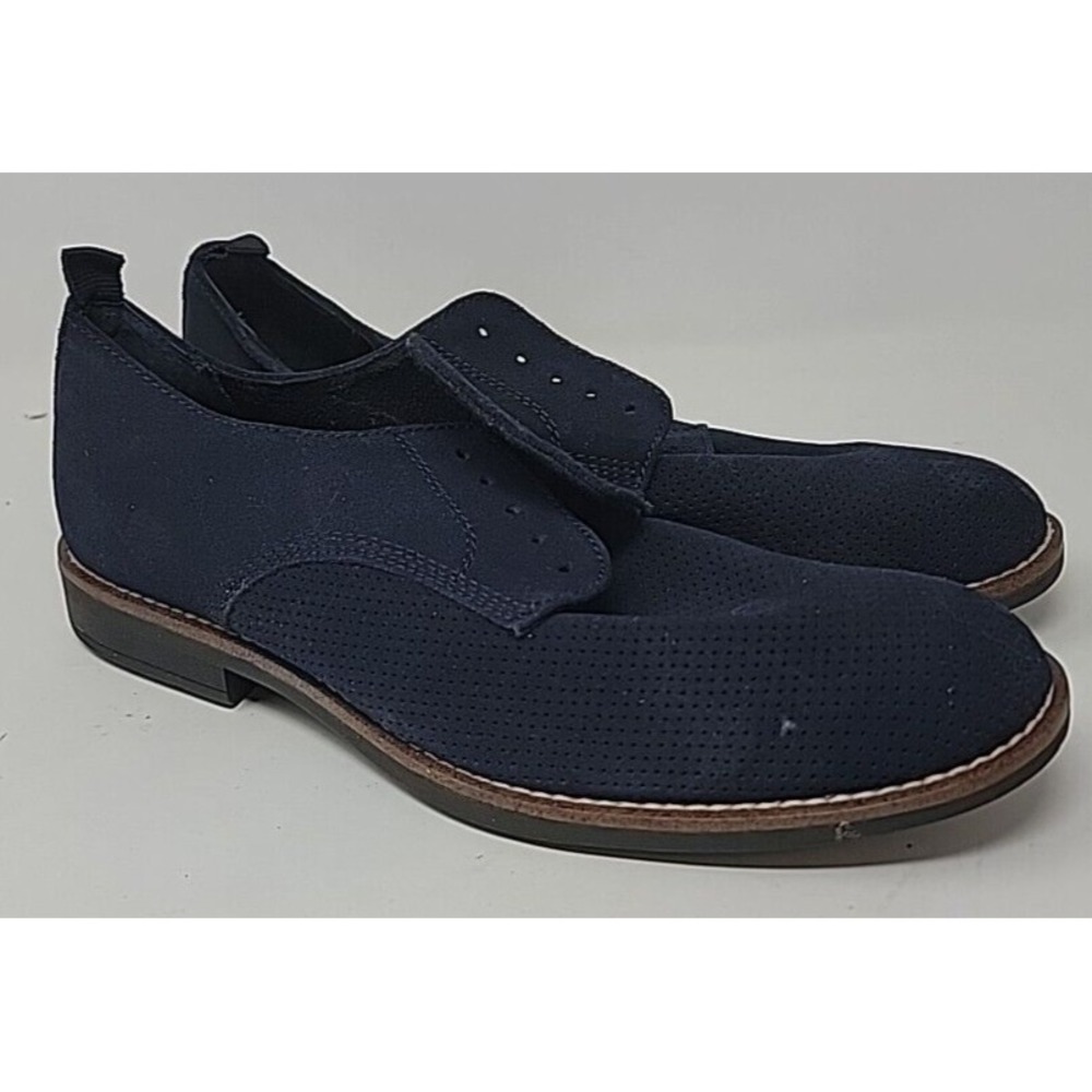 Gh Bass Blue Suede Men's Derby/oxford Casual Shoes Size 7.5 M